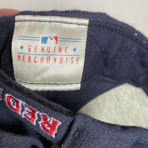 Boston Red Sox Logo Cap Navy and Red - Picture 9 of 10